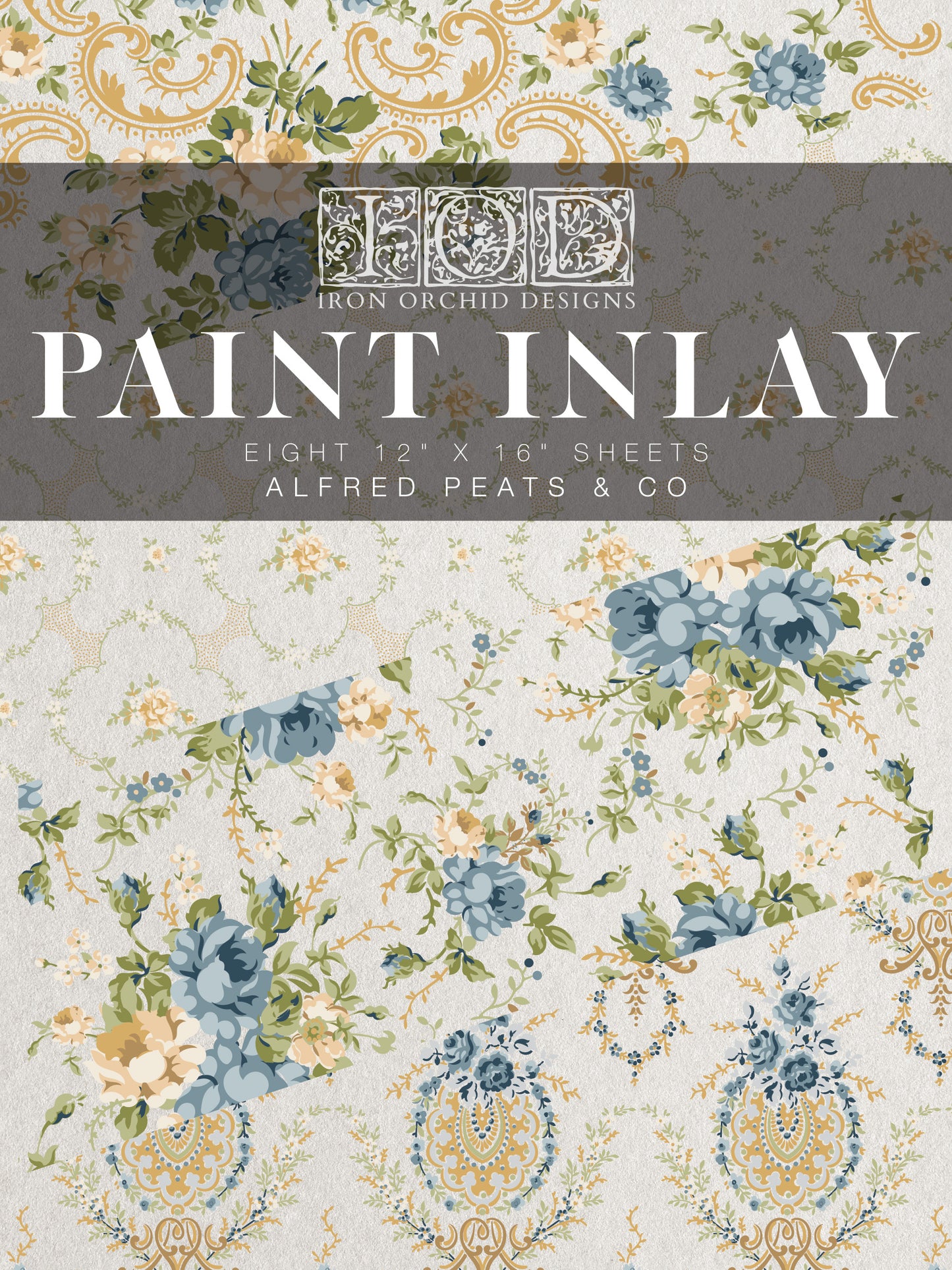 Alfred Peats and Co.- IOD Paint Inlay 12x16 Pad- 2026 Summer