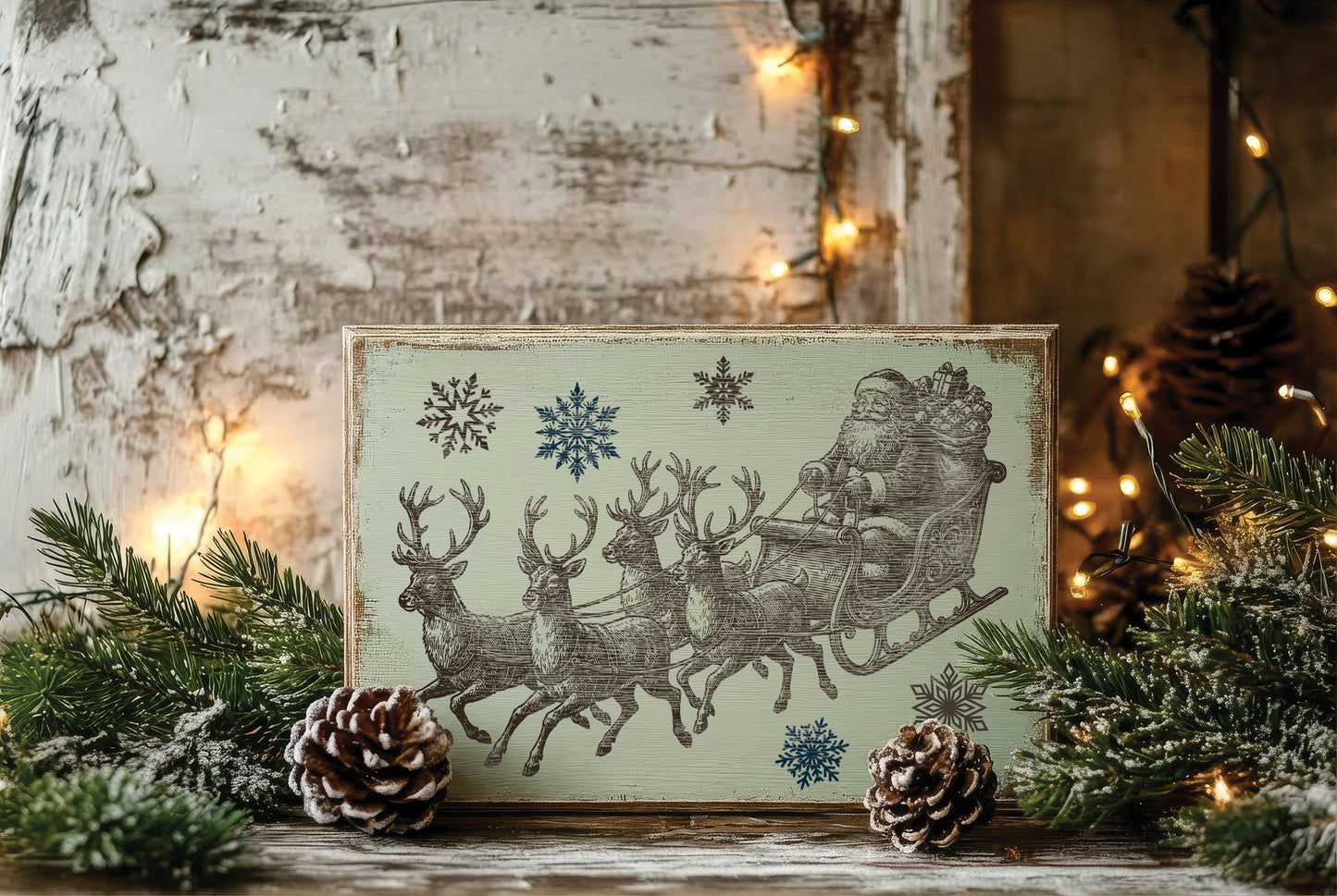 The North Pole Co. - IOD Paint Inlay 12x8 Pad- 2026 Winter Limted Edition