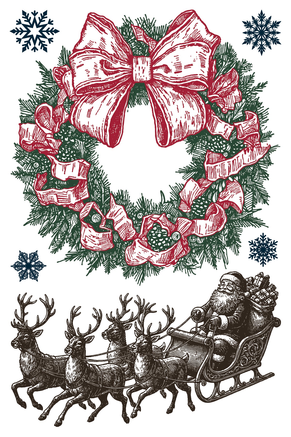 The North Pole Co. - IOD Paint Inlay 12x8 Pad- 2026 Winter Limted Edition