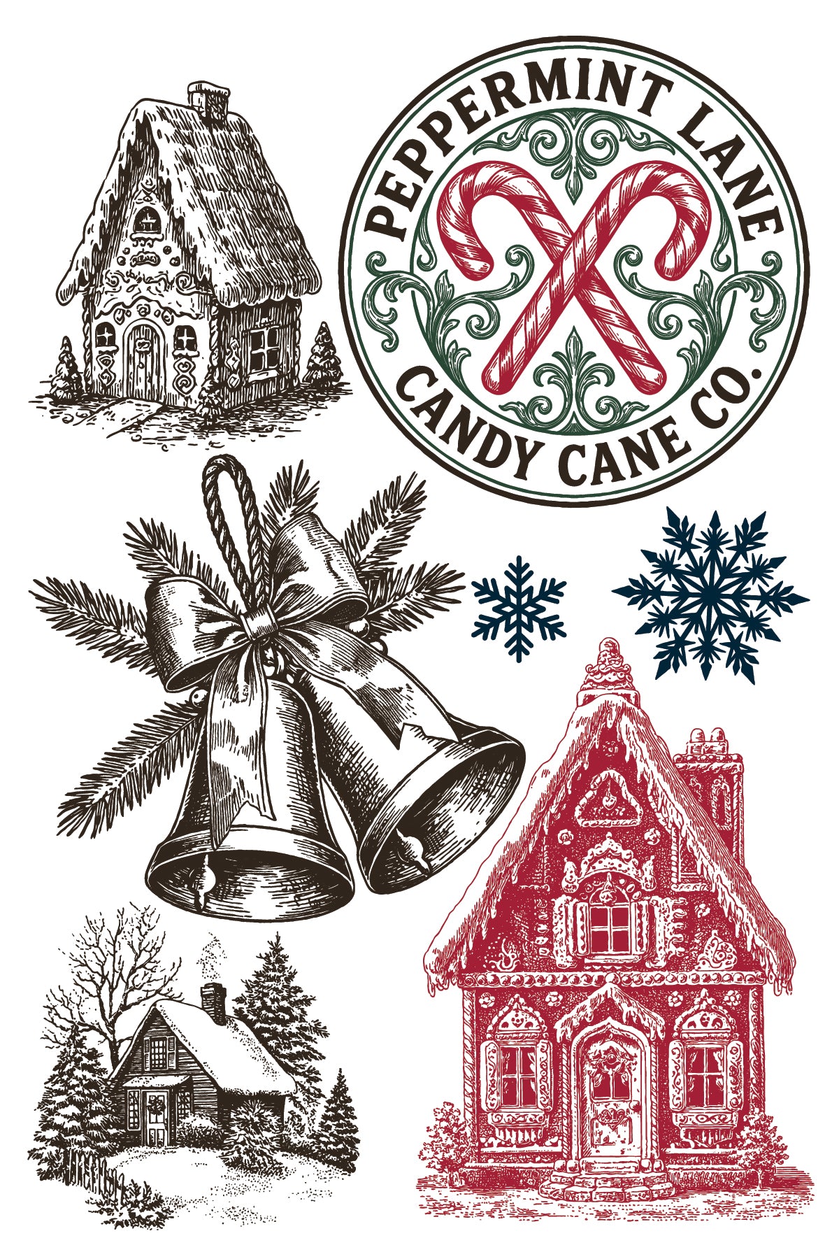 The North Pole Co. - IOD Paint Inlay 12x8 Pad- 2026 Winter Limted Edition