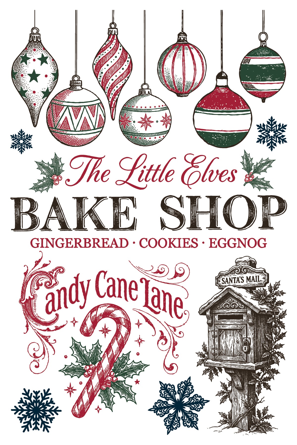 The North Pole Co. - IOD Paint Inlay 12x8 Pad- 2026 Winter Limted Edition