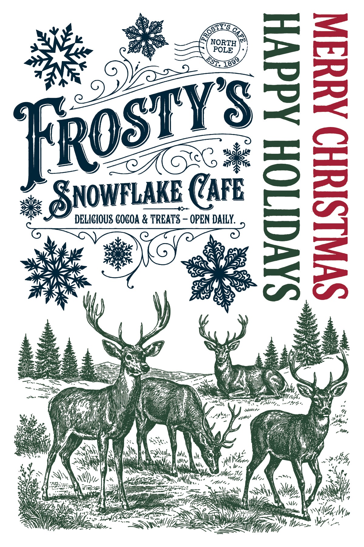 The North Pole Co. - IOD Paint Inlay 12x8 Pad- 2026 Winter Limted Edition