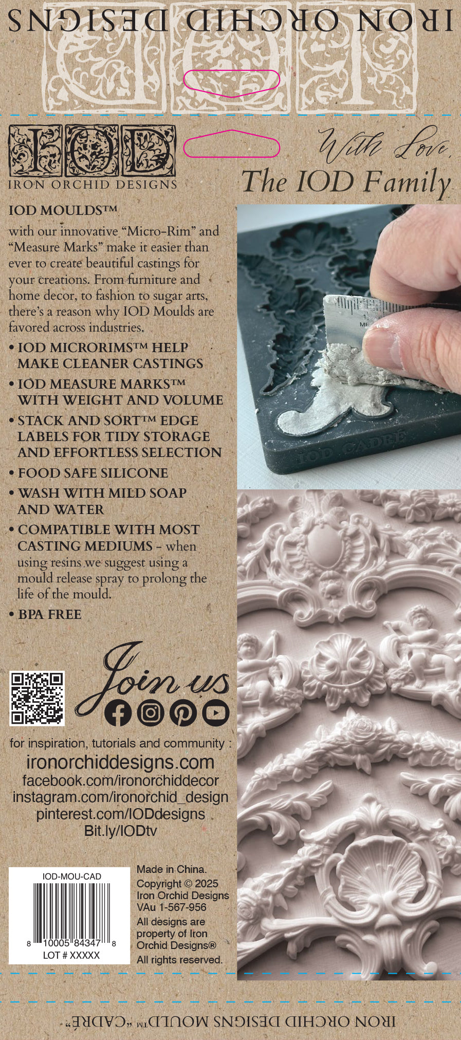 Cadre - IOD Mould 6 x 10 - 2026 Summer
