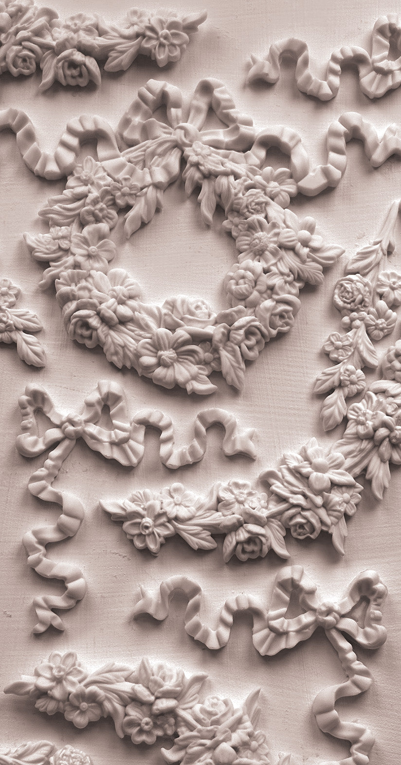 Wreath & Swags - IOD Mould 10x6 - 2026 Spring