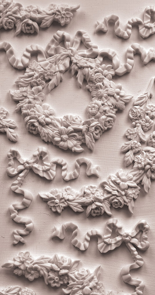 Wreath & Swags - IOD Mould 10x6 - 2026 Spring