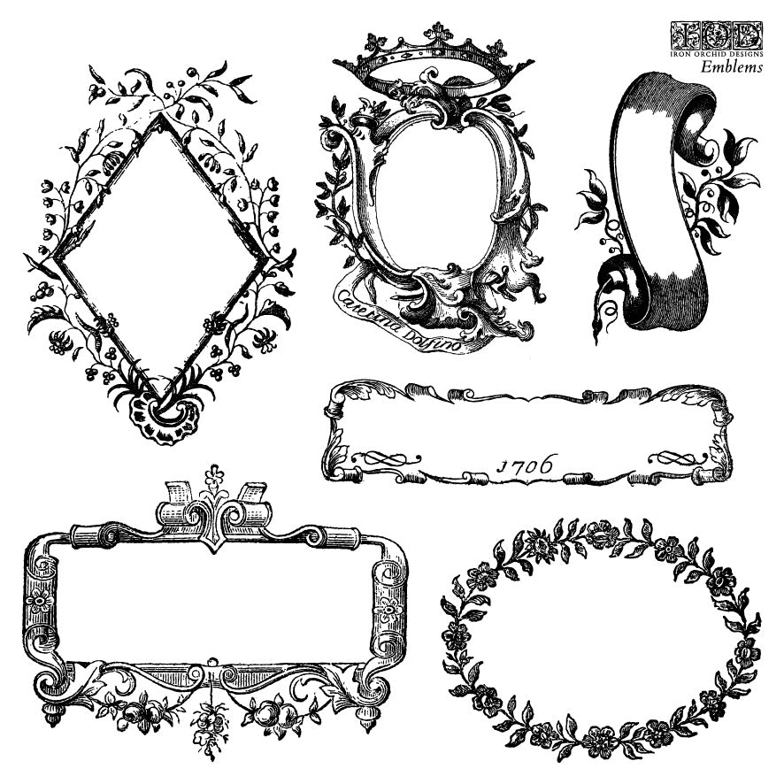 Emblems - IOD Stamp 6x6 - 2026 Spring