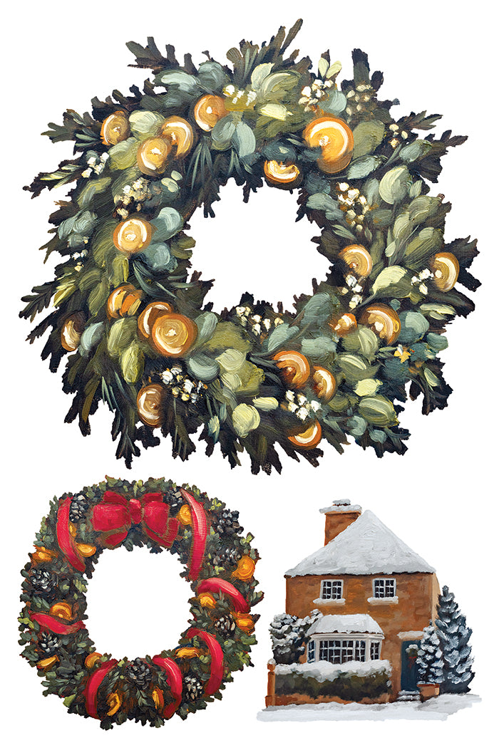 A Cotswold Christmas - IOD Transfers 8x12 - 2026 Winter Limited Edition