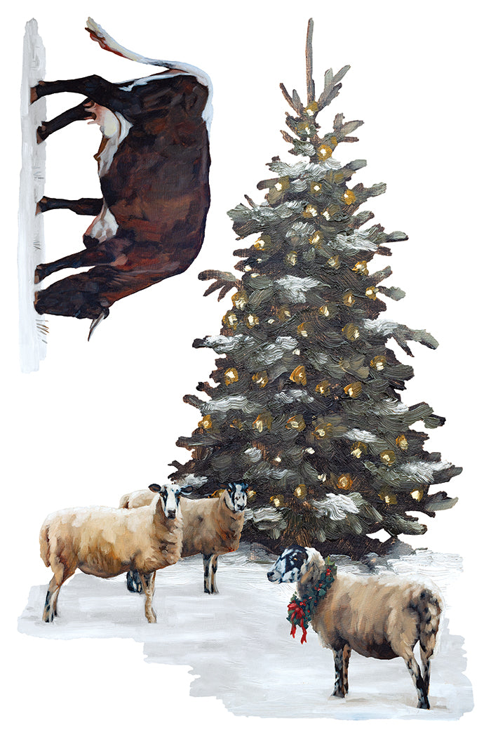 A Cotswold Christmas - IOD Transfers 8x12 - 2026 Winter Limited Edition