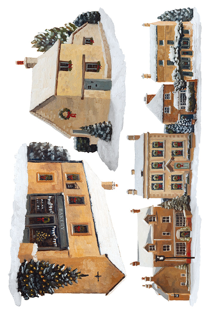A Cotswold Christmas - IOD Transfers 8x12 - 2026 Winter Limited Edition