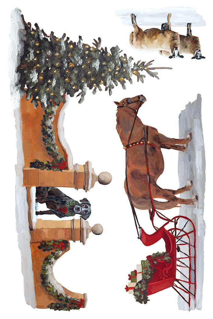 A Cotswold Christmas - IOD Transfers 8x12 - 2026 Winter Limited Edition