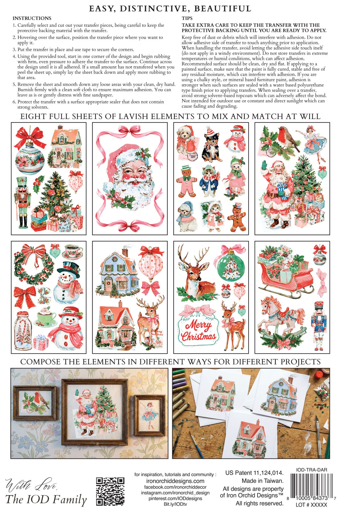 Darling Holiday - IOD Transfers 8x12 - 2026 Winter Limited Edition
