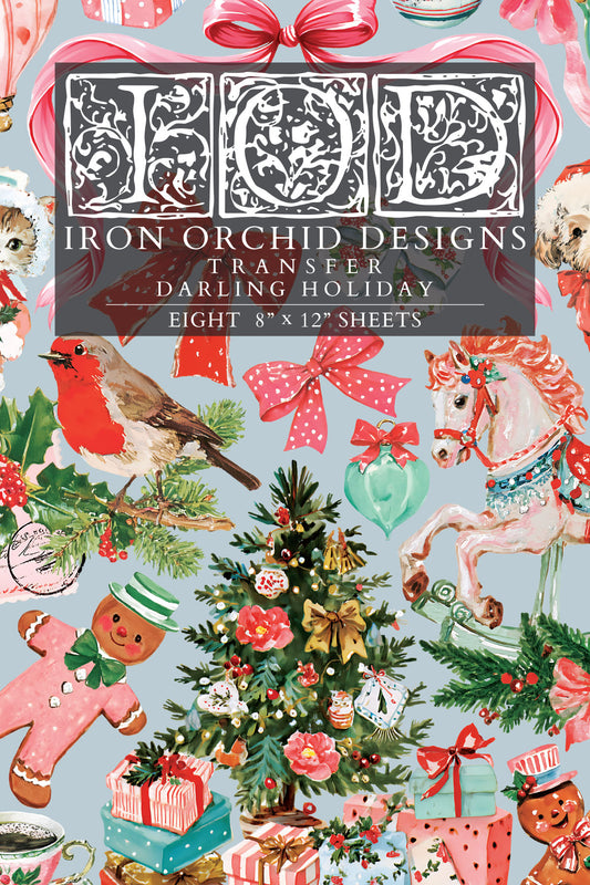 Darling Holiday - IOD Transfers 8x12 - 2026 Winter Limited Edition
