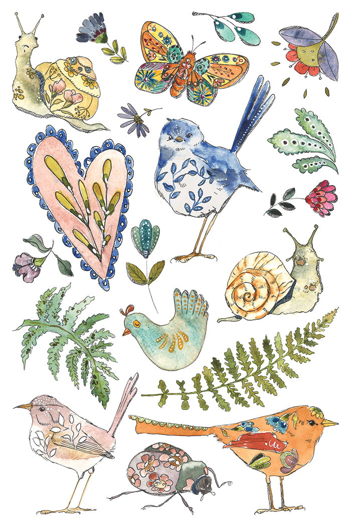 Fern Fables - IOD Transfers 8x12 - 2026 Summer