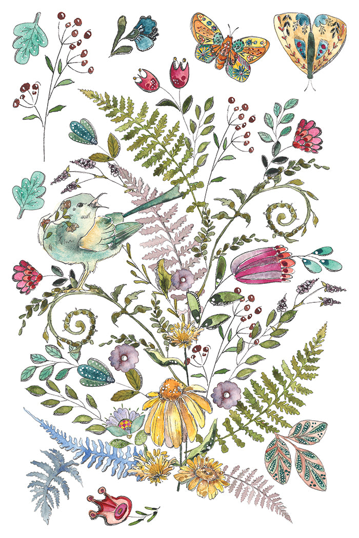 Fern Fables - IOD Transfers 8x12 - 2026 Summer