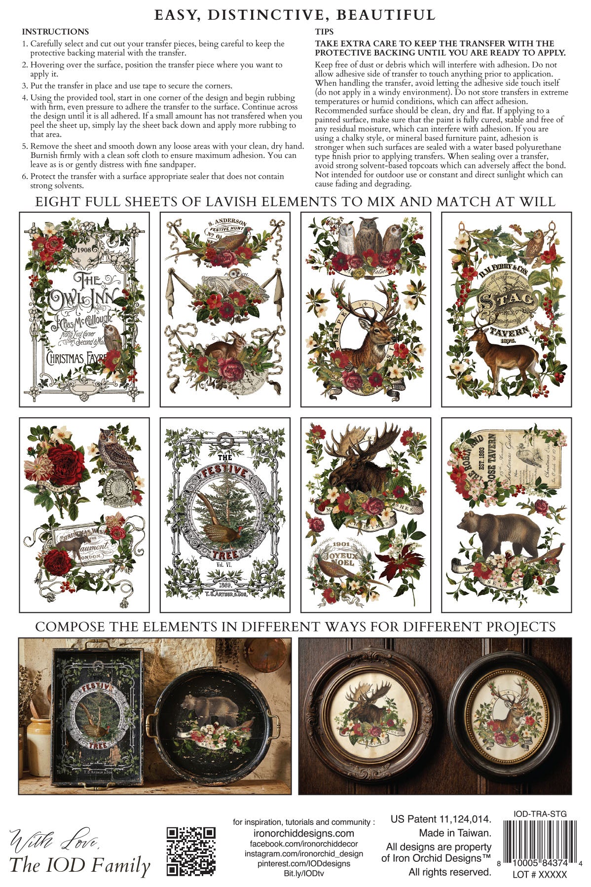 Stag Tavern - IOD Transfers 8x12 - 2026 Winter Limited Edition