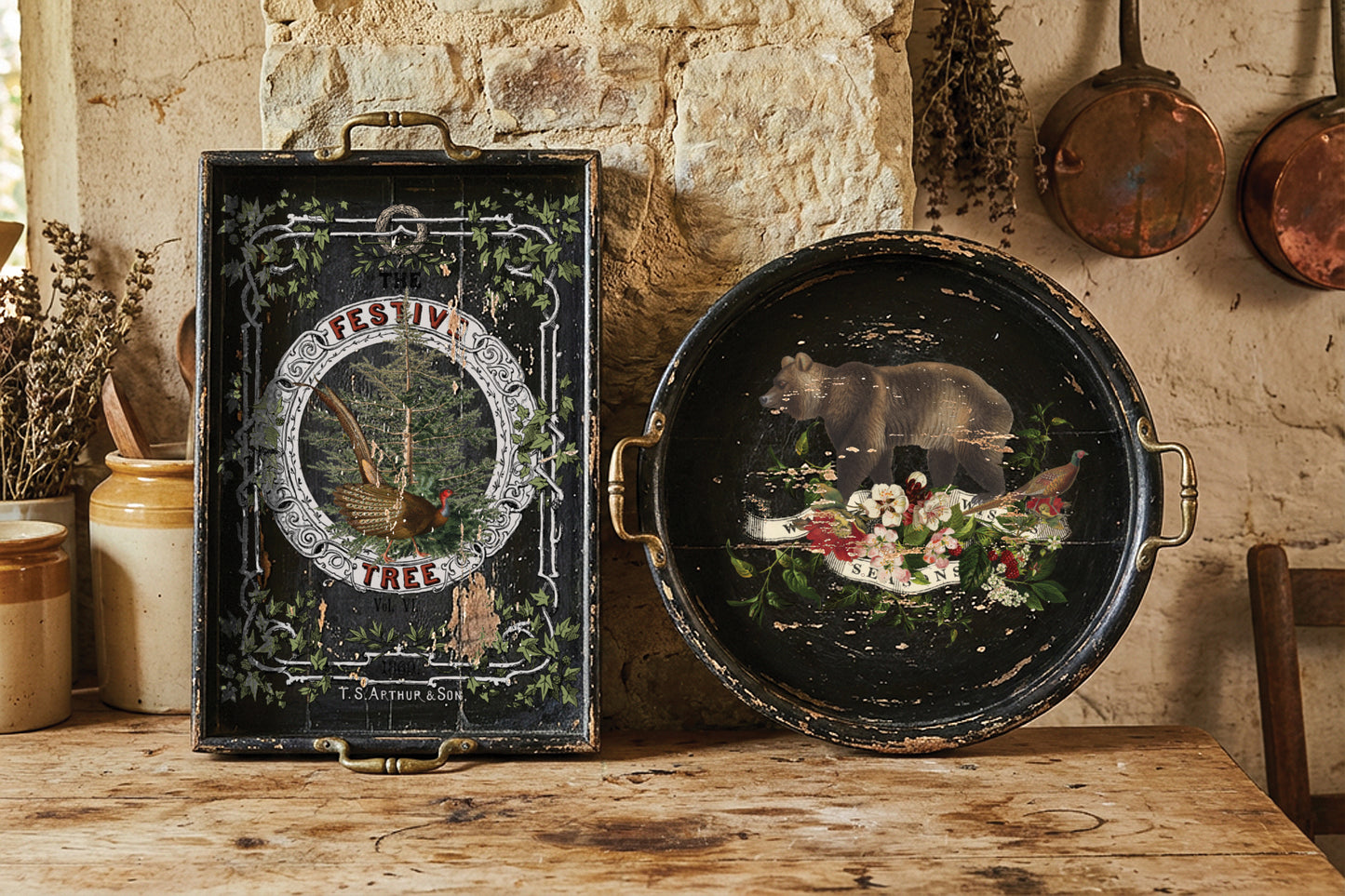 Stag Tavern - IOD Transfers 8x12 - 2026 Winter Limited Edition