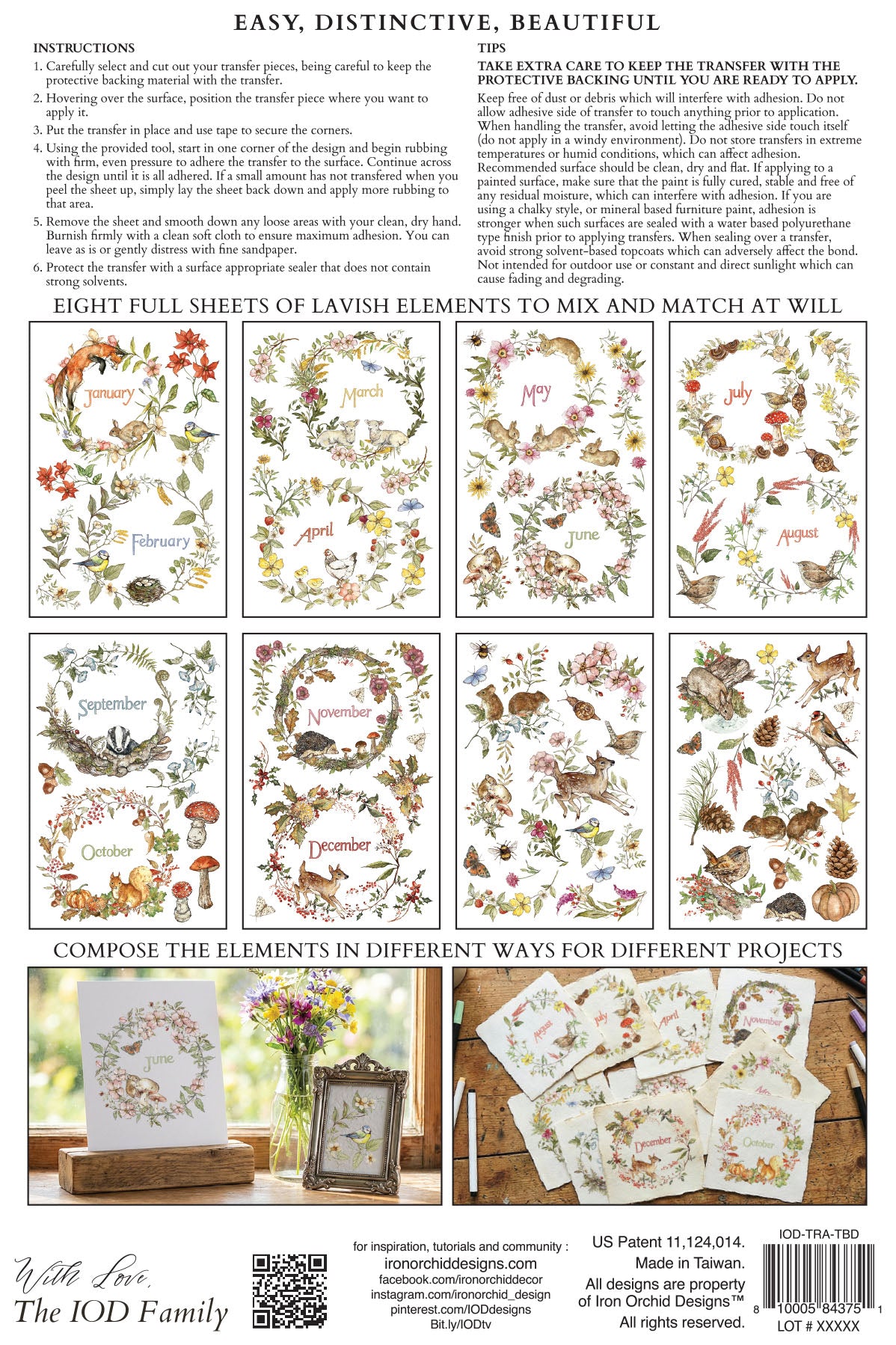 The Bramblewood Diaries - IOD Transfers 8x12 - 2026 Winter