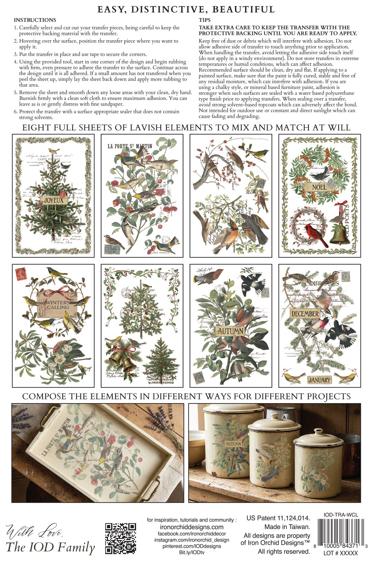 Winter's Calling - IOD Transfers 8x12 - 2026 Winter Limited Edition