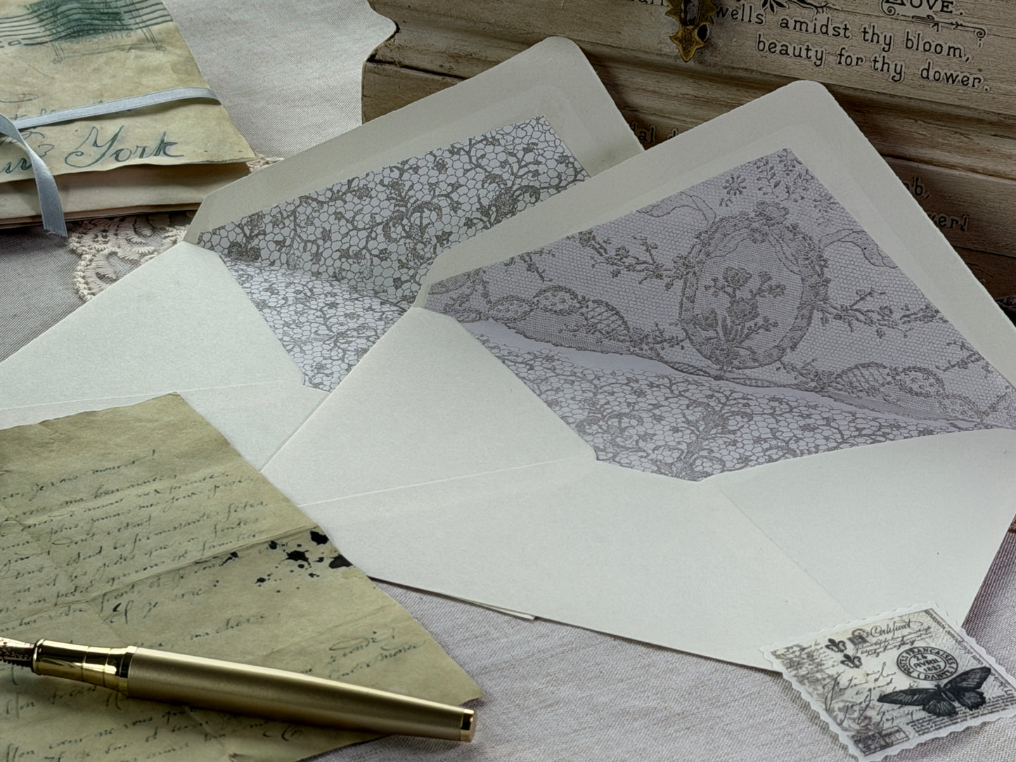 Lace - IOD Stamp 12x12  - 2026 Spring