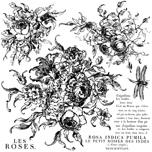 Rose Toile - IOD Decor Stamp
