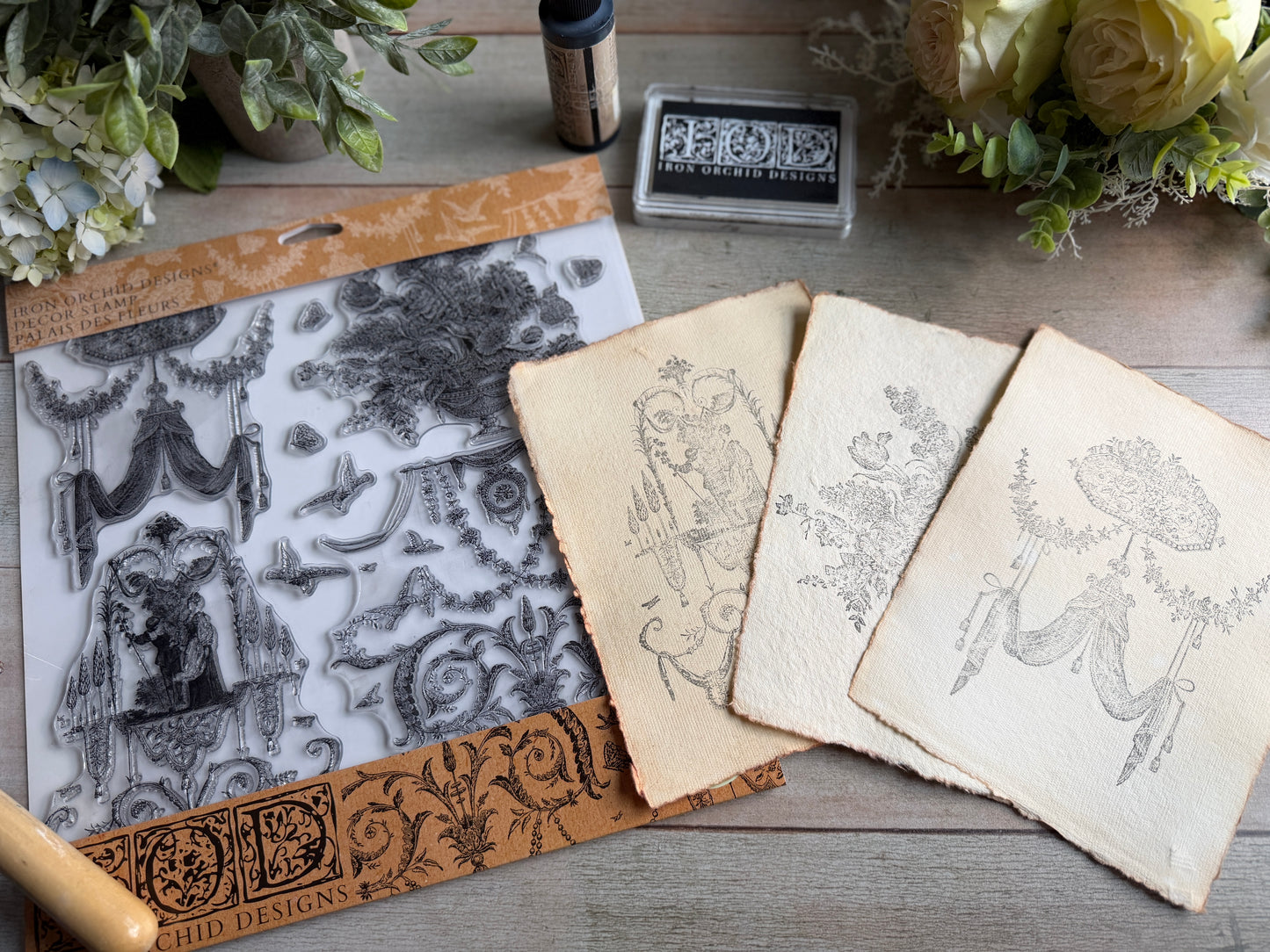 Palais des Fleurs - IOD Stamp 12x12  - 2026 Spring