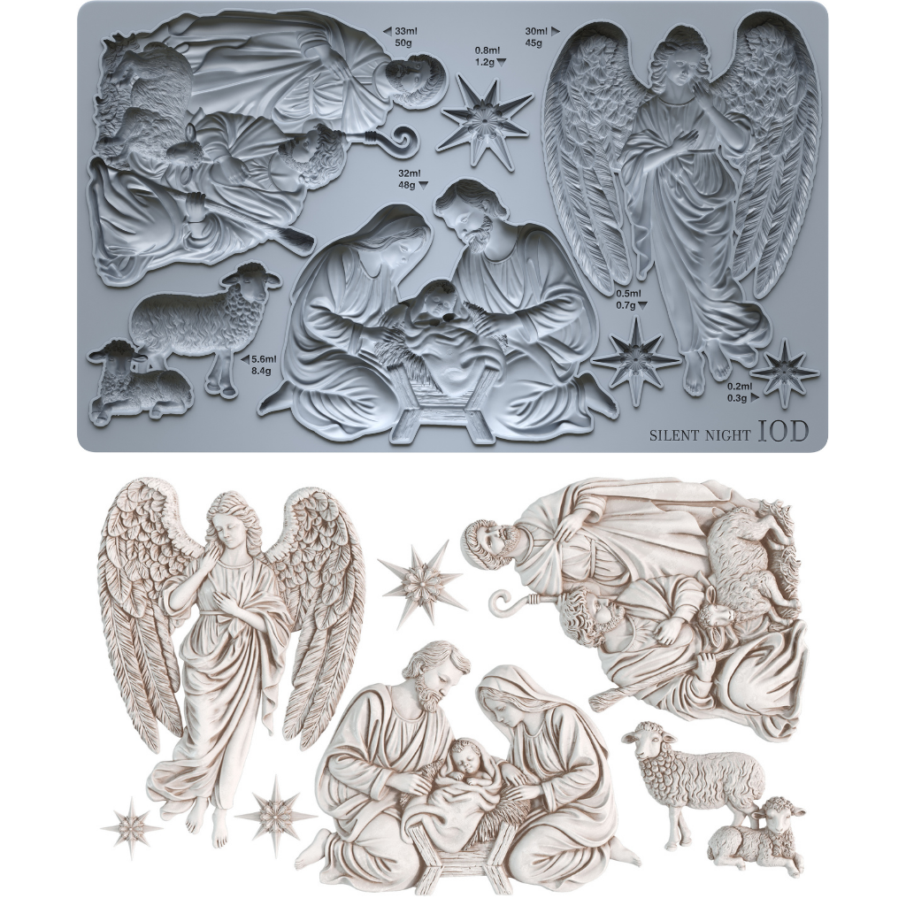 Silent Night- IOD Mould 6 x 10 - Winter 2026 Limited Edition