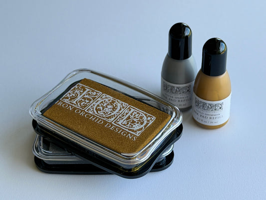 Metallic Ink Pad Silver Sparkle - IOD Accessories- Winter Encore 2026